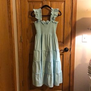 Hill House Home Ellie Nap dress. Small, cotton poplin.